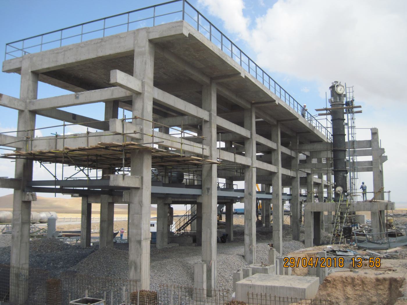 Multi-storey concrete frame construction — Berm Inc. project photo
